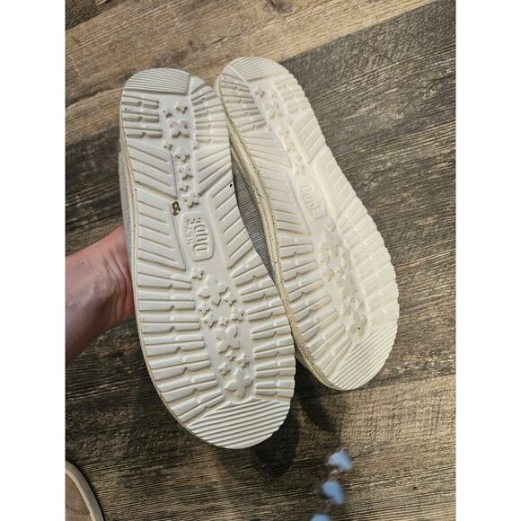 Hey dudes Wendy stretch peral river gray new womens size 8 slip on - Picture 3 of 7